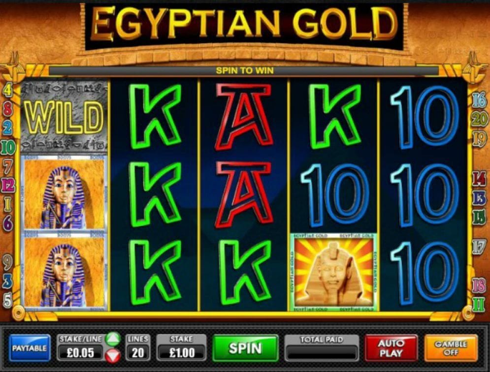Egyptian Gold online Spielautomat