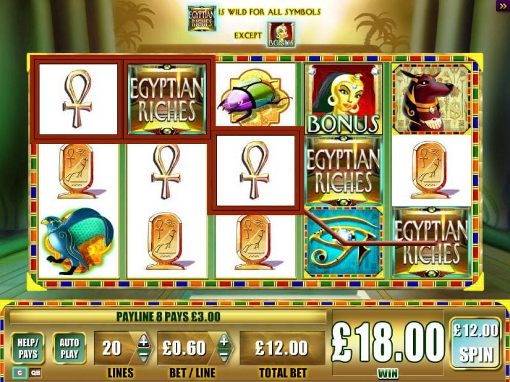 Egyptian Riches online Casino Spiel