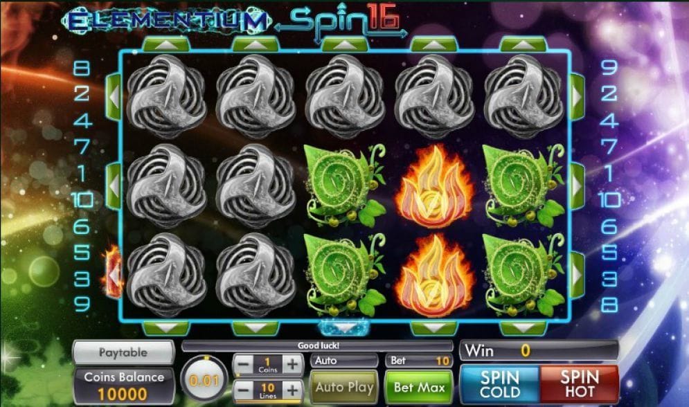 Elementium Spin 16 online Video Slot