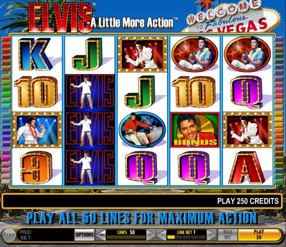 Elvis a Little More Action online Videoslot
