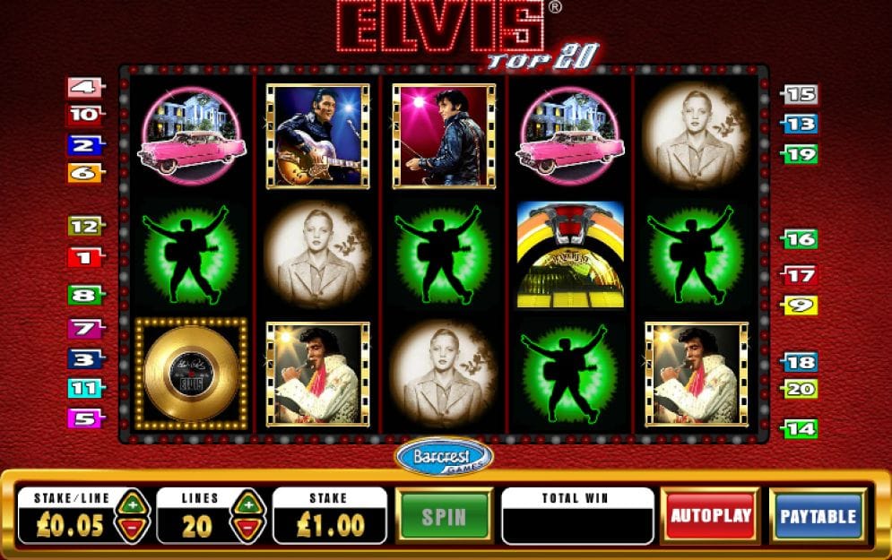 Elvis Top 20 Automatenspiel