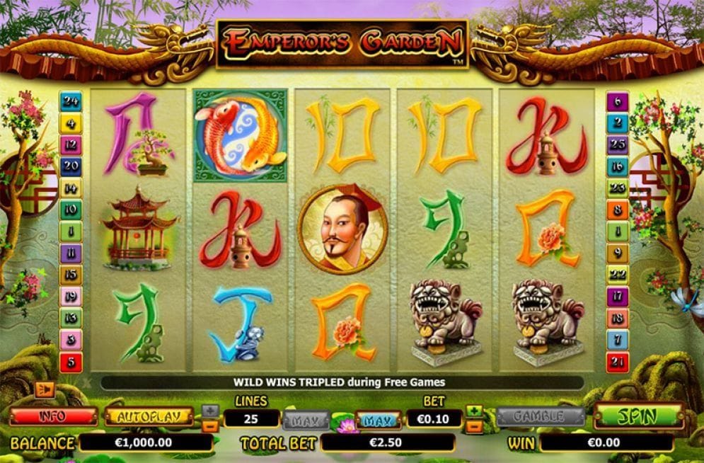 Emperors Garden online Casinospiel