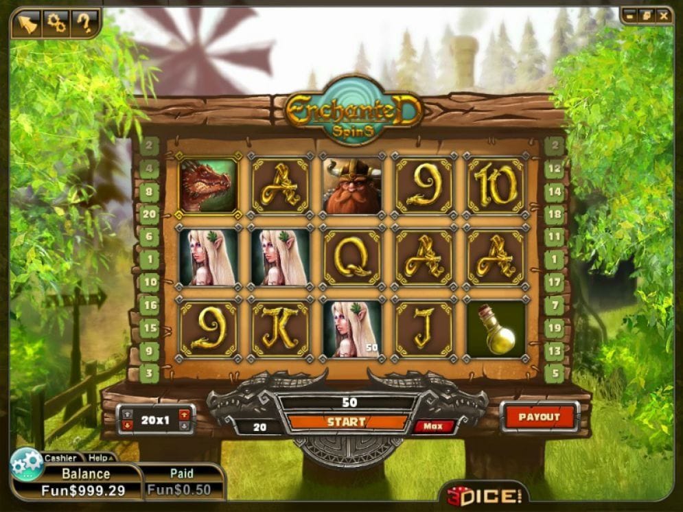 Enchanted Spins Casino Spiel