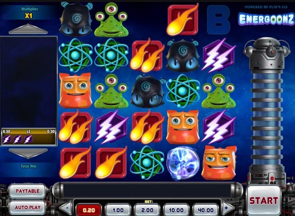 Energoonz online Slotmaschine