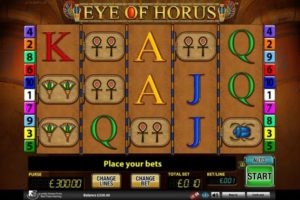 Eye of Horus Spielautomat kostenlos