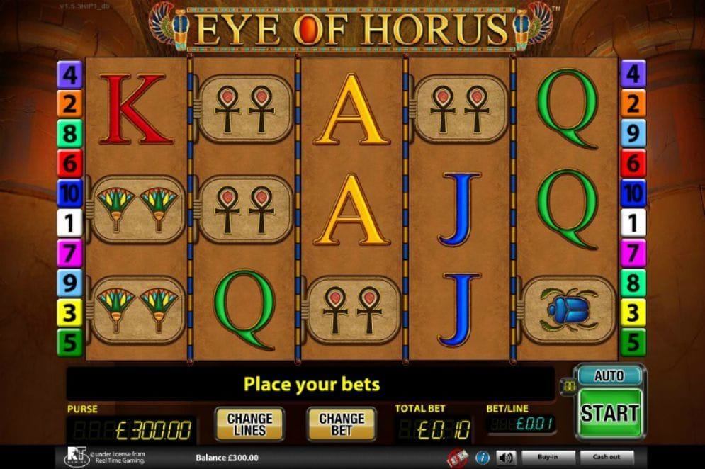 Eye of Horus online Casino Spiel