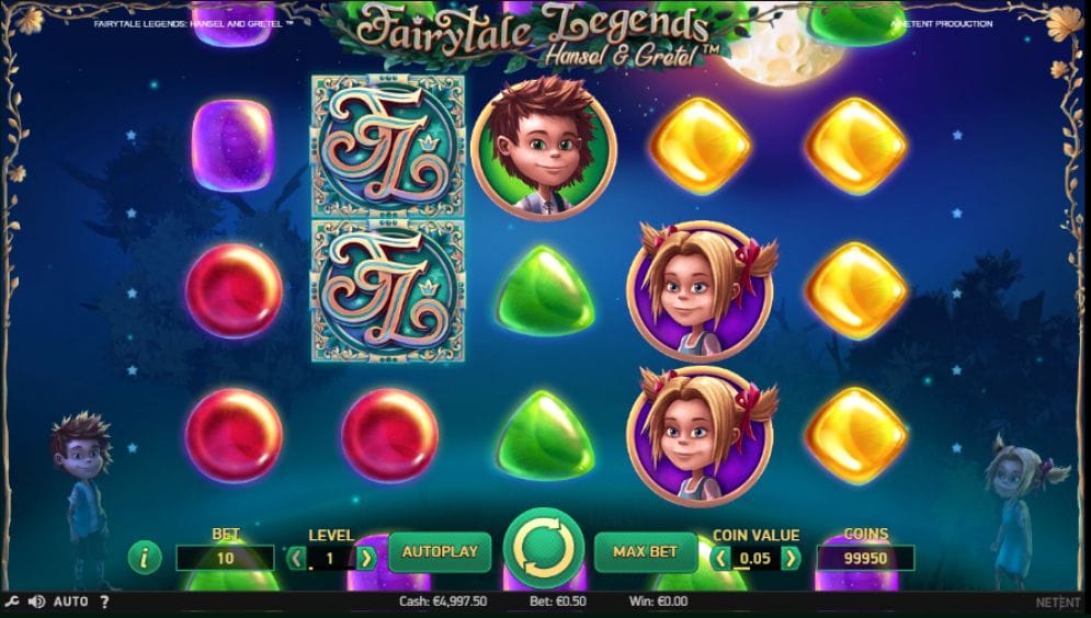 Fairytale Legends: Hansel & Gretel online Spielautomat