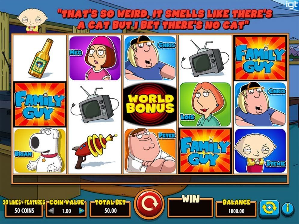 Family Guy online Slotmaschine