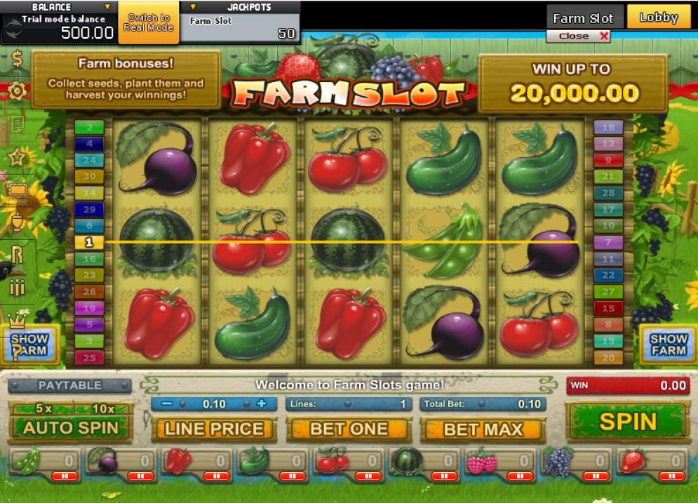 Farm online Automatenspiel