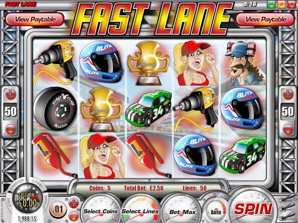 Fast Lane online Casinospiel