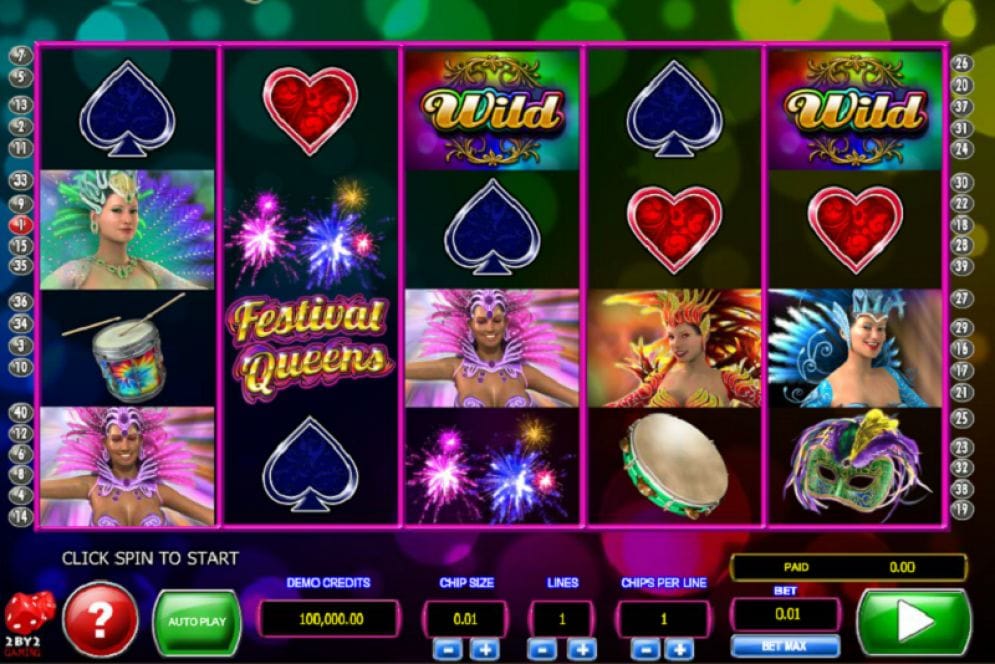 Festival Queens online Spielautomat