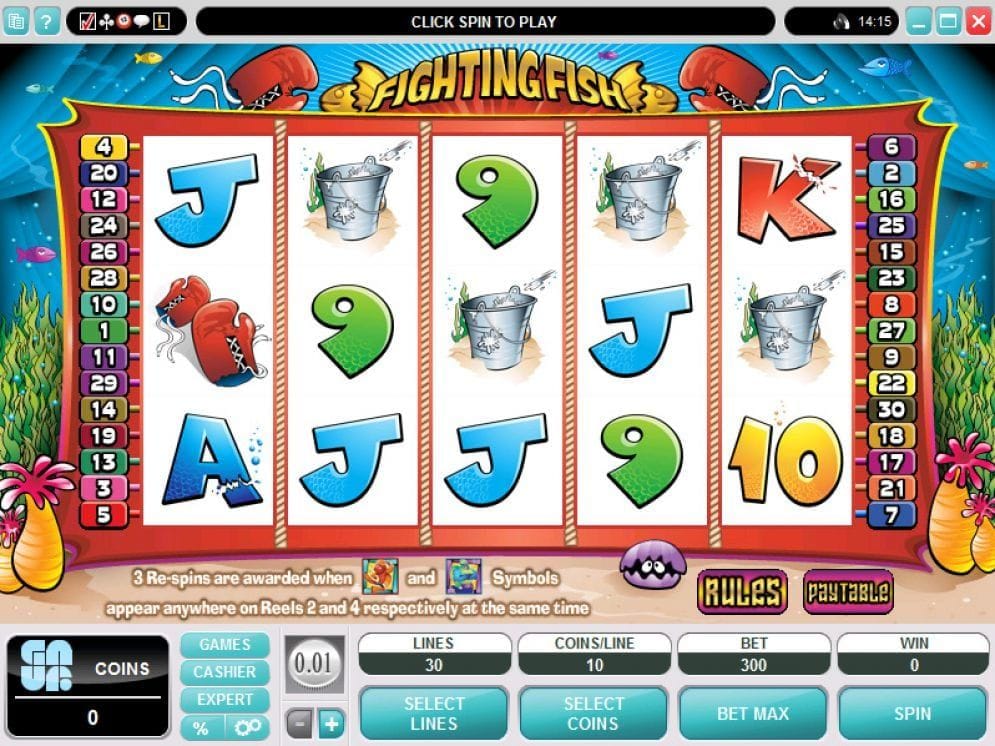 Fighting Fish Video Slot