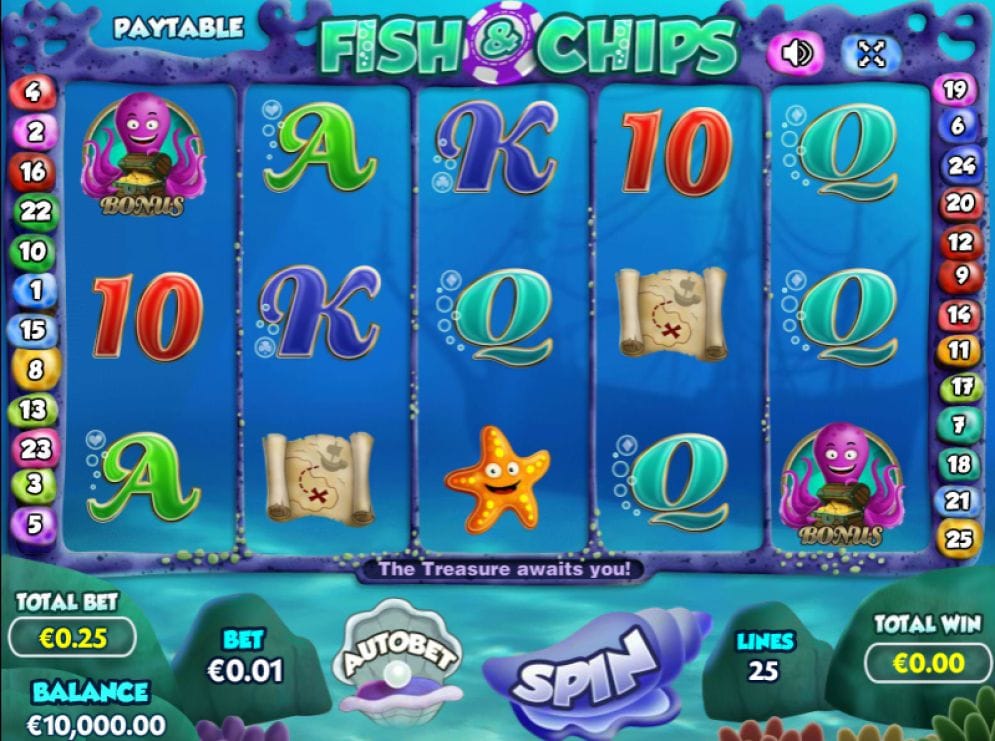 Fish and Chips Geldspielautomat