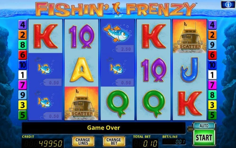 Fishin‘ Frenzy Casino Spiel