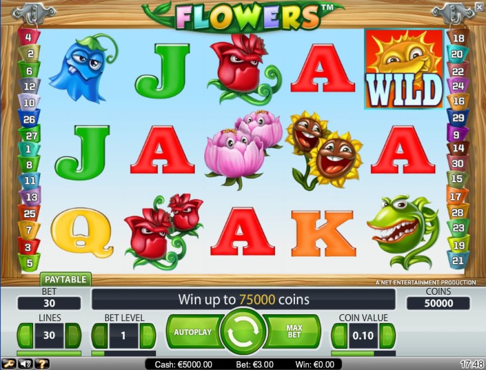 Flowers online Geldspielautomat