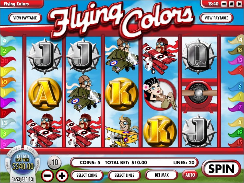 Flying Colors online Casinospiel