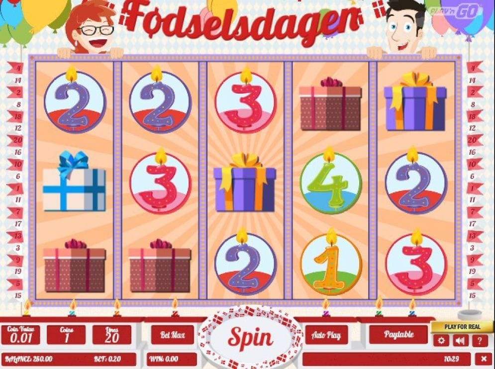 Fodselsdagen Spielautomat