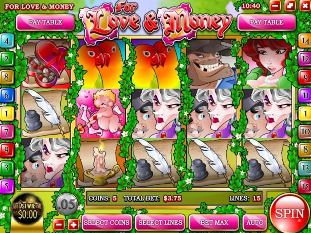 For Love And Money online Casinospiel