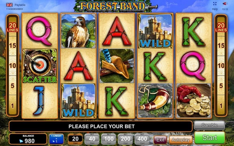 Forest Band online Spielautomat