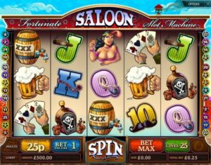 Fortunate Saloon Spielautomat ohne Anmeldung