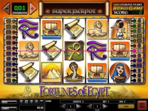 Fortunes of Egypt Geldspielautomat kostenlos