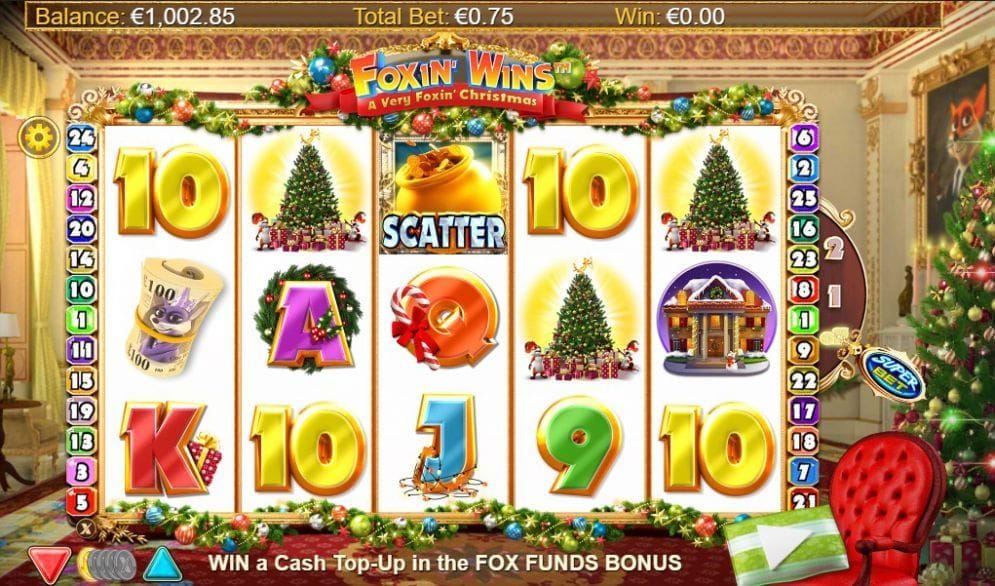 Foxin‘ Wins – A Very Foxin‘ Christmas online Video Slot