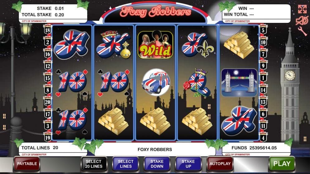 Foxy Robbers online Spielautomat