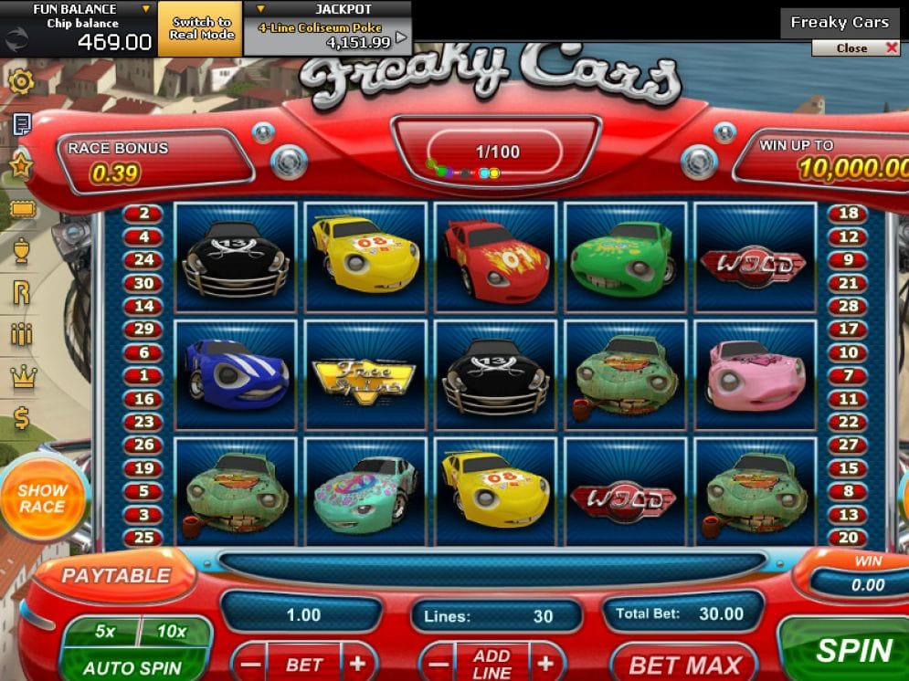 Freaky Cars Casinospiel online spielen
