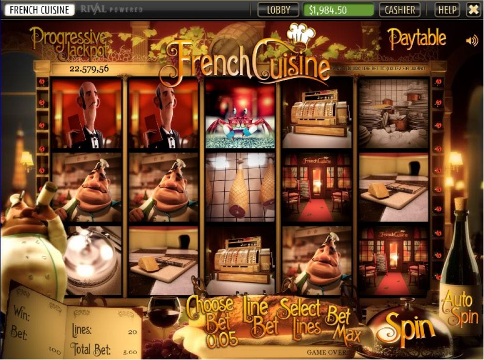 French Cuisine online Geldspielautomat