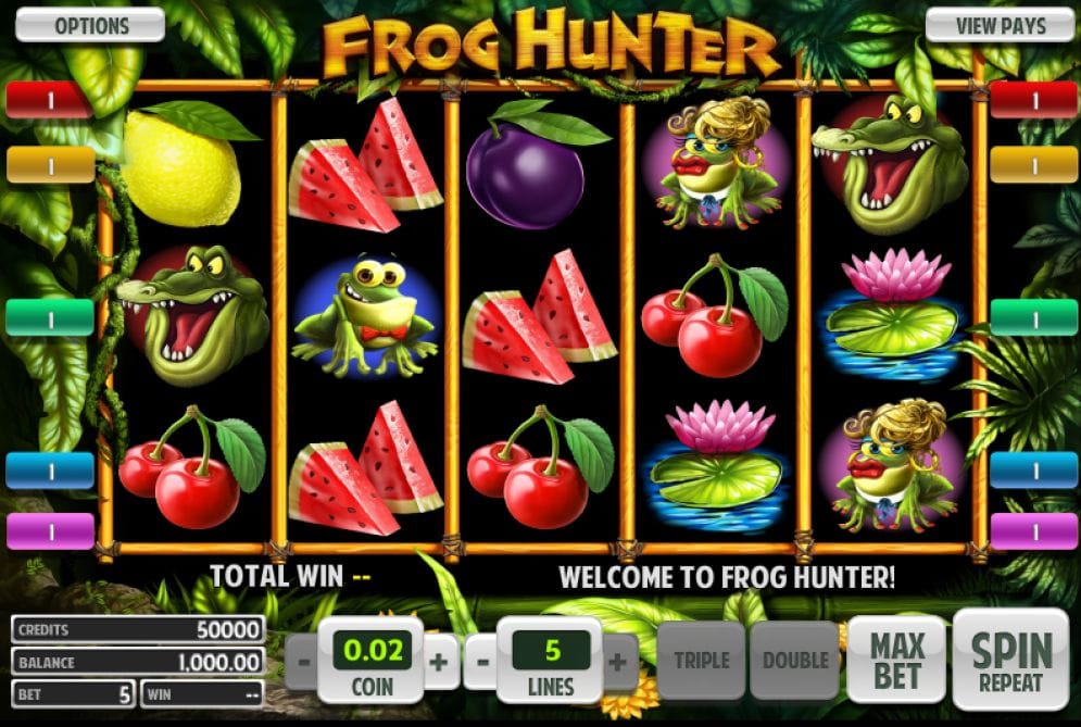 Frog Hunter online Slotmaschine