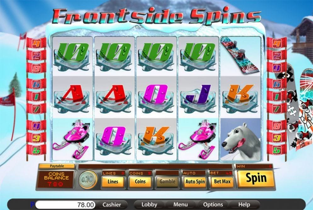 Front Side Spins online Slotmaschine