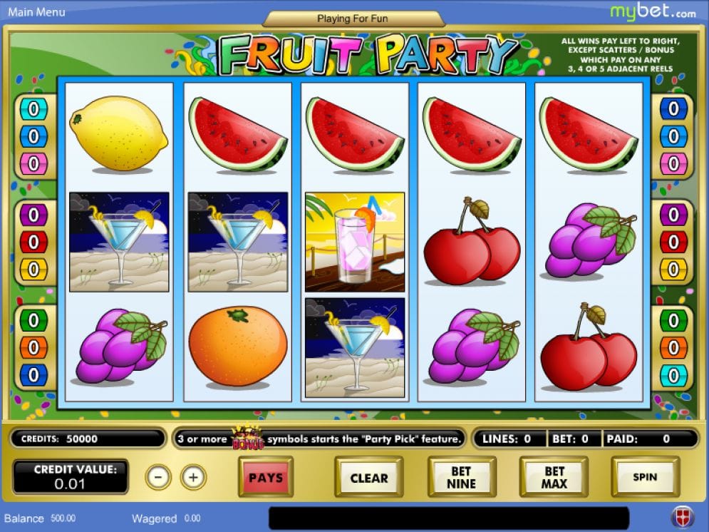 Fruit Party online Slotmaschine