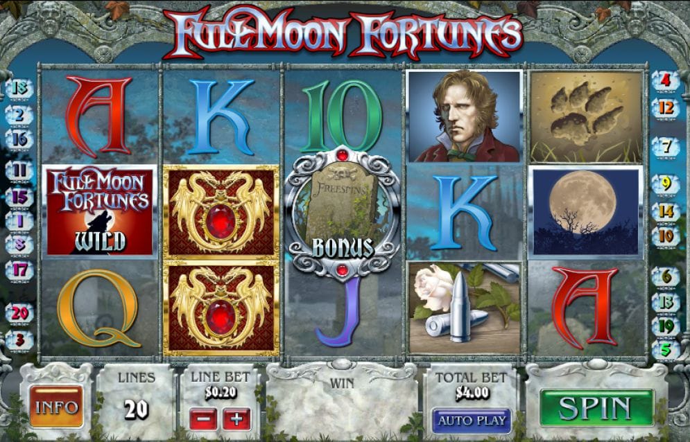 Full Moon Fortunes Video Slot