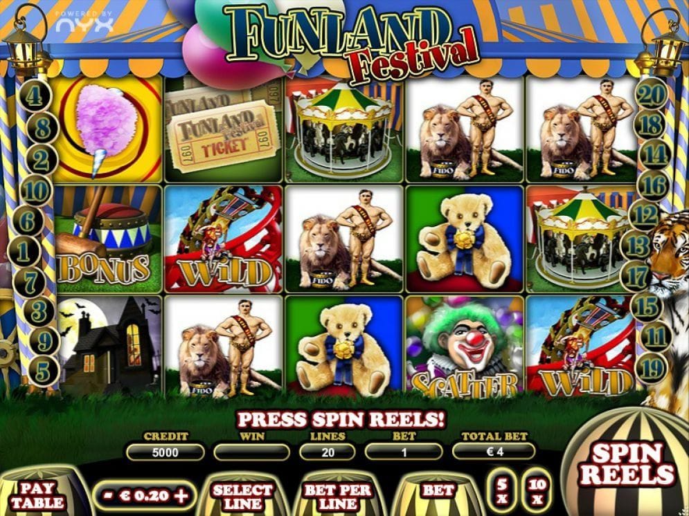 Funland Festival online Geldspielautomat