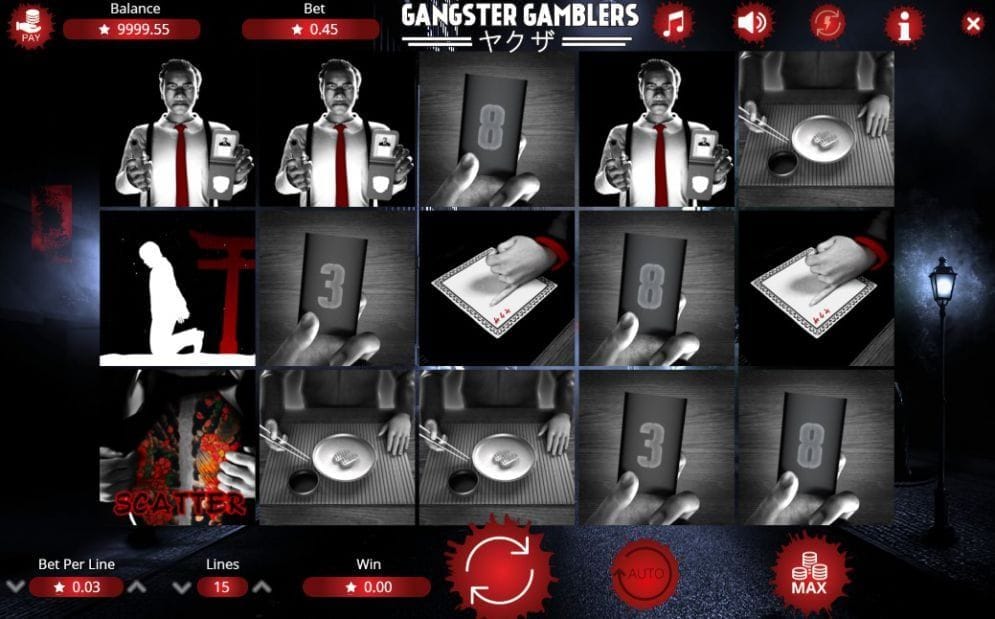 Gangster Gamblers online Video Slot