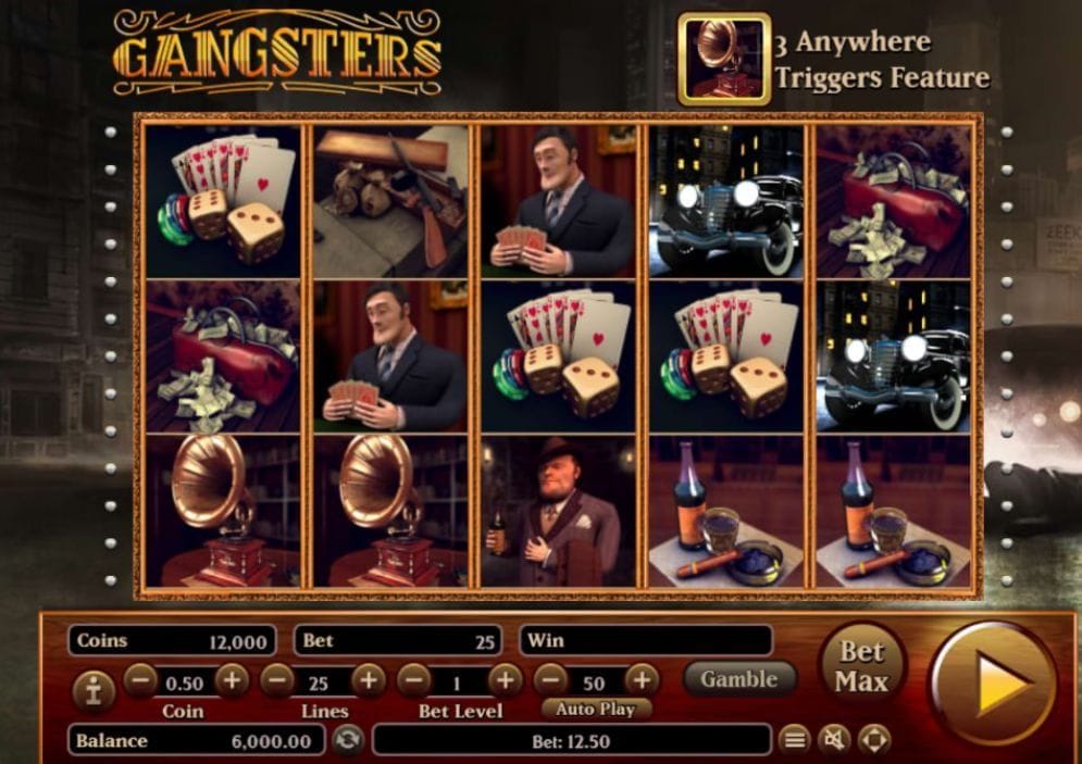 Gangsters online Casinospiel