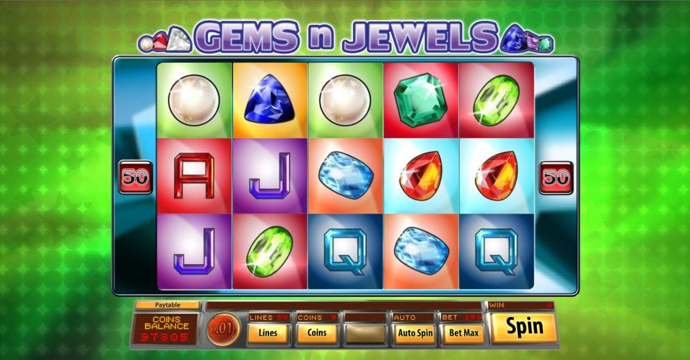 Gems n Jewels online Casino Spiel