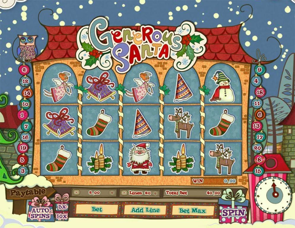Generous Santa online Slotmaschine