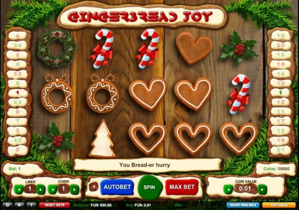 Gingerbread Joy Spielautomat
