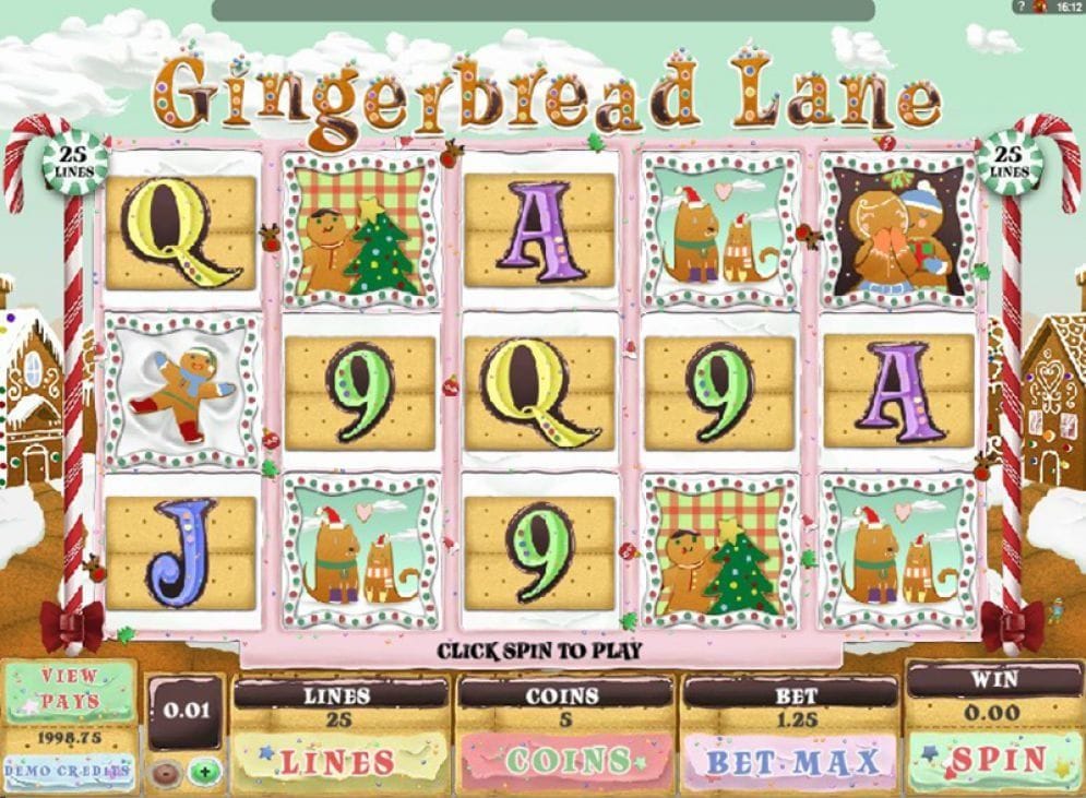 Gingerbread Lane Videoslot