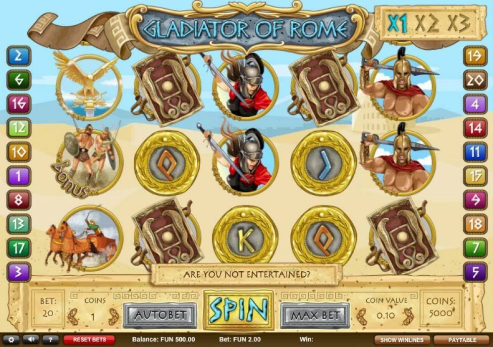 Gladiator of Rome online Spielautomat