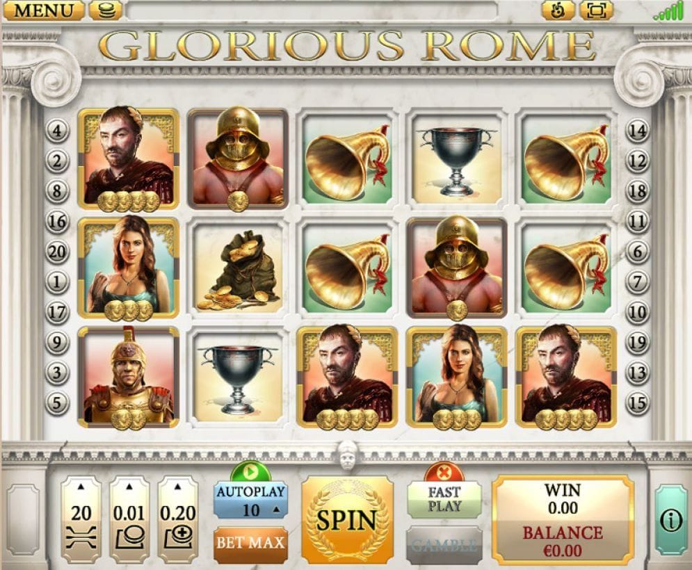 Glorious Rome Casinospiel