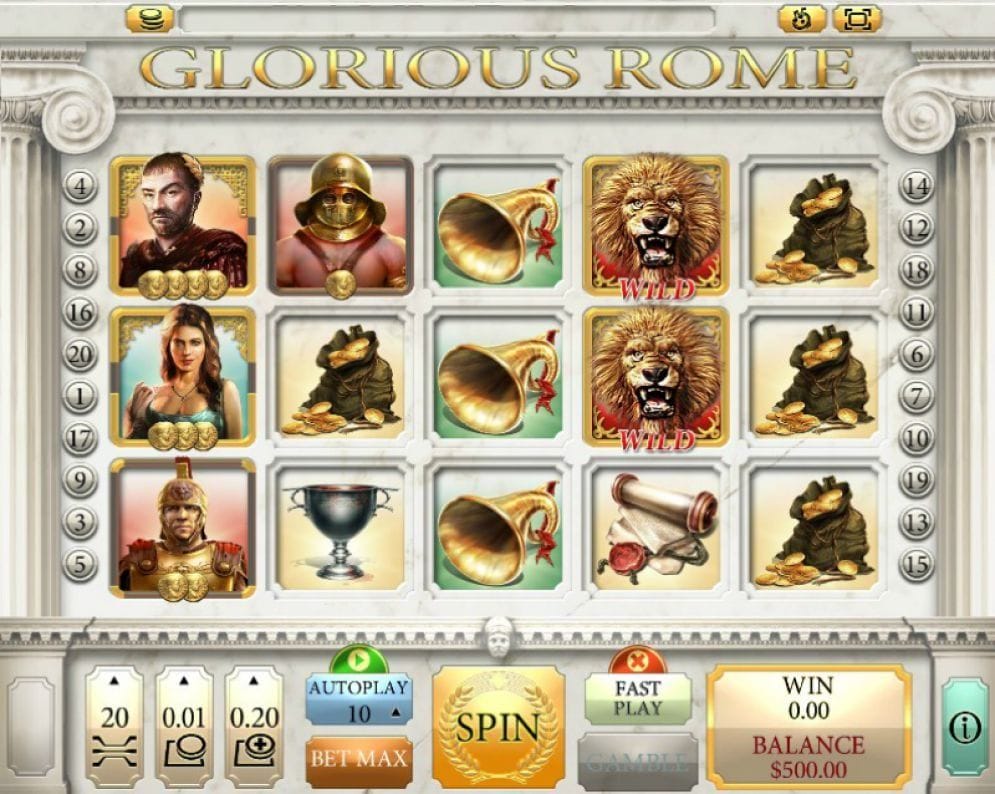 Glorius Rome online Spielautomat