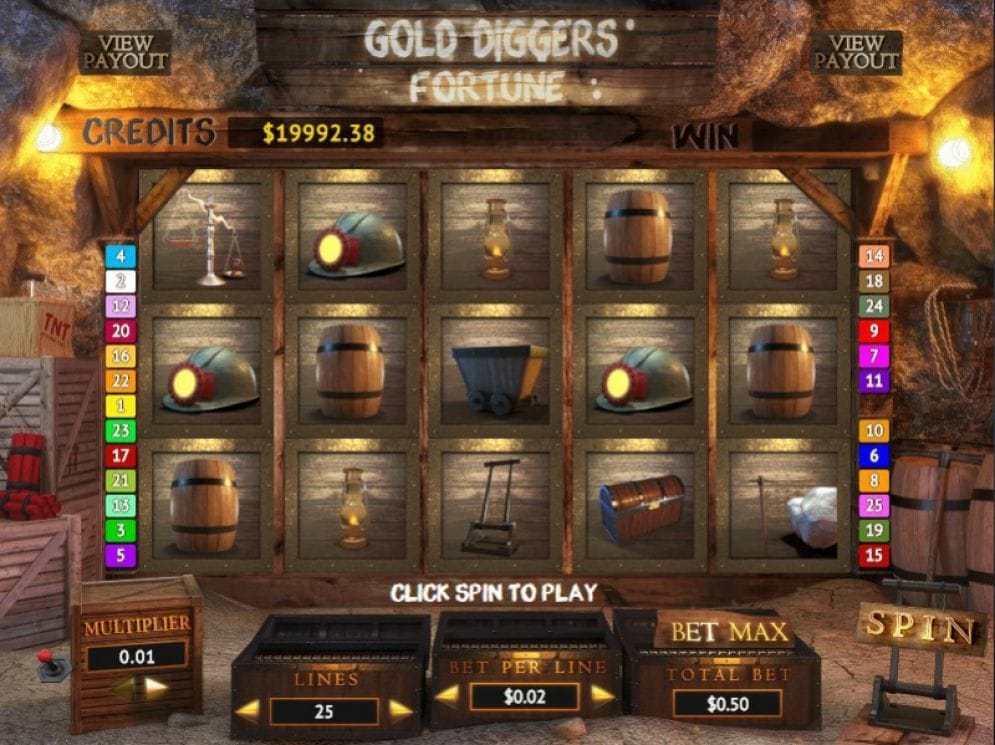 Gold Diggers Fortune Casinospiel