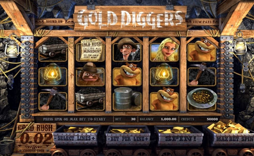Gold Diggers online Automatenspiel