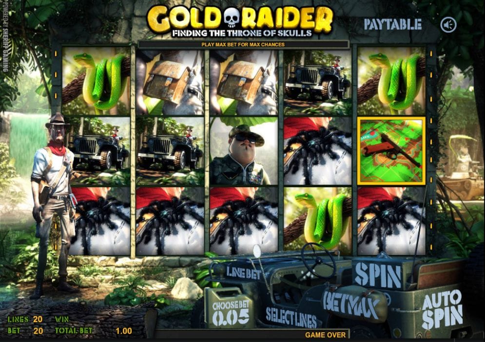 Gold Raider online Geldspielautomat