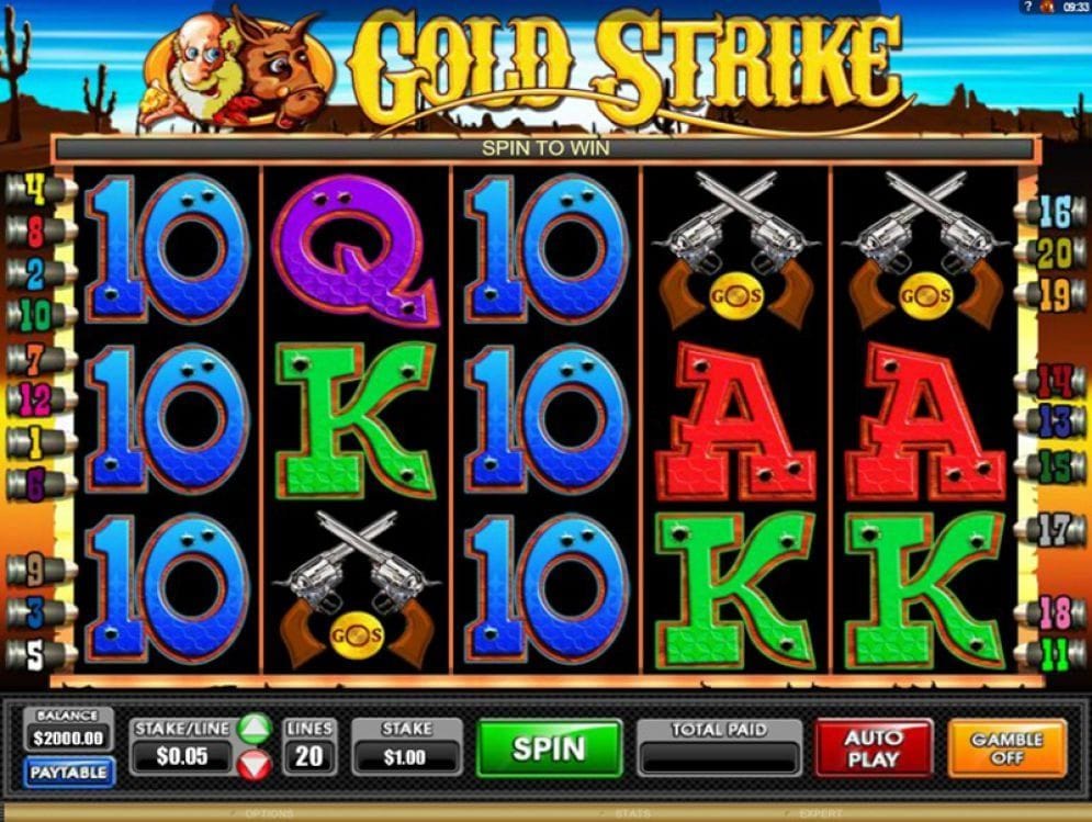 Gold Strike Casino Spiel