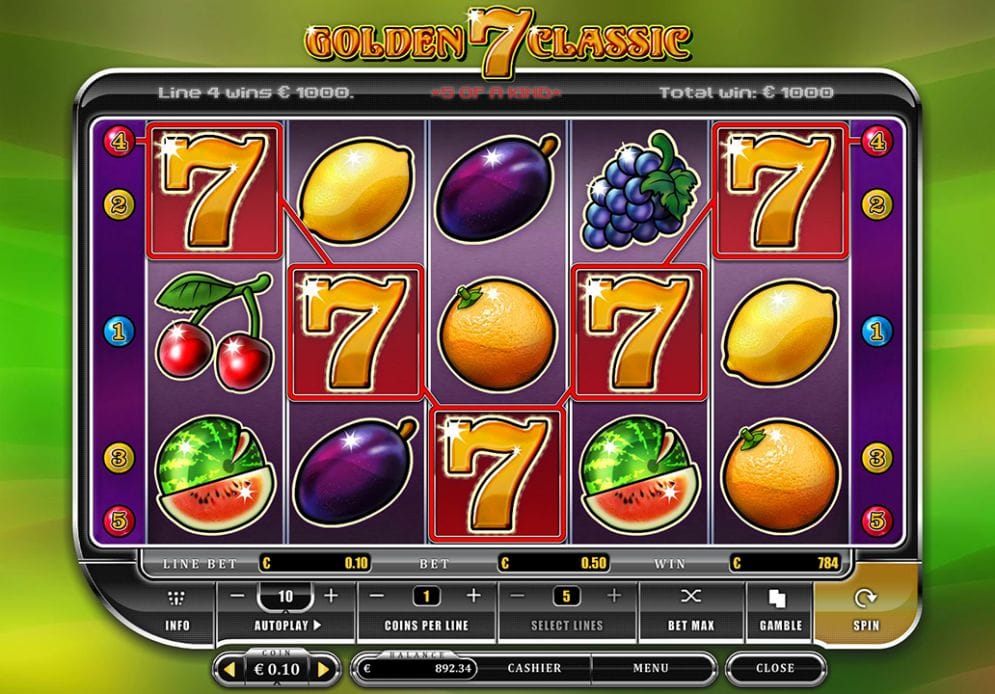 Golden 7 Classic online Spielautomat