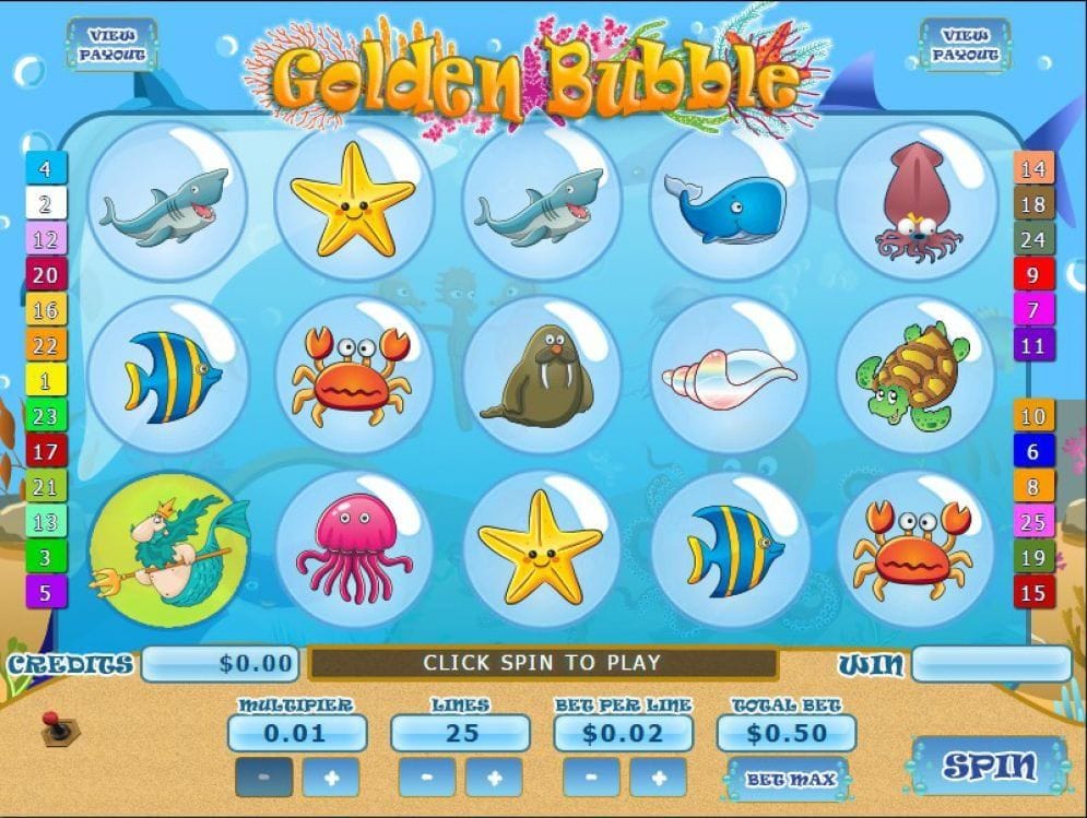 Golden Bubble online Spielautomat