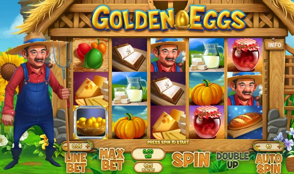 Golden Eggs online Geldspielautomat